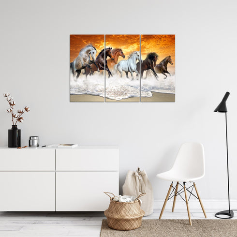 Wandbilder Wohnzimmer XXL Pferde Moderne Bilder Tiere
